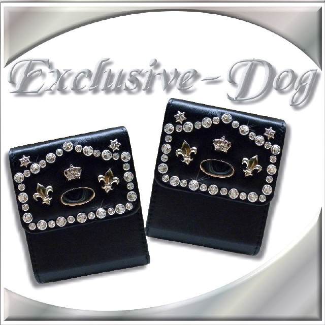 Zigarettenetui Strass Lilie Leder Box Luxus