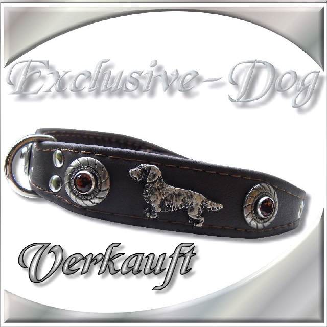"Lederhalsband DACKEL "