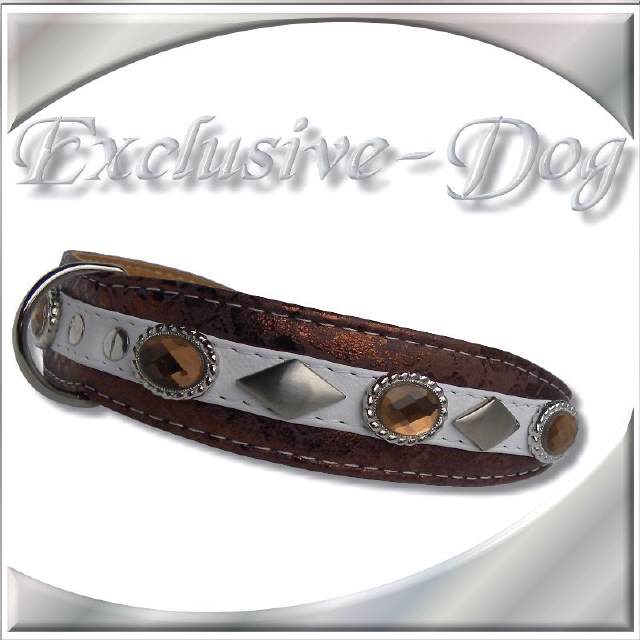 Lederhalsband BRIGHT